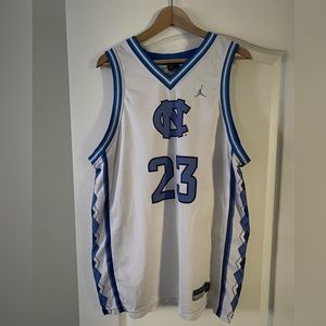 Jordan brand UNC 23 worn Michael Jordan jersey
